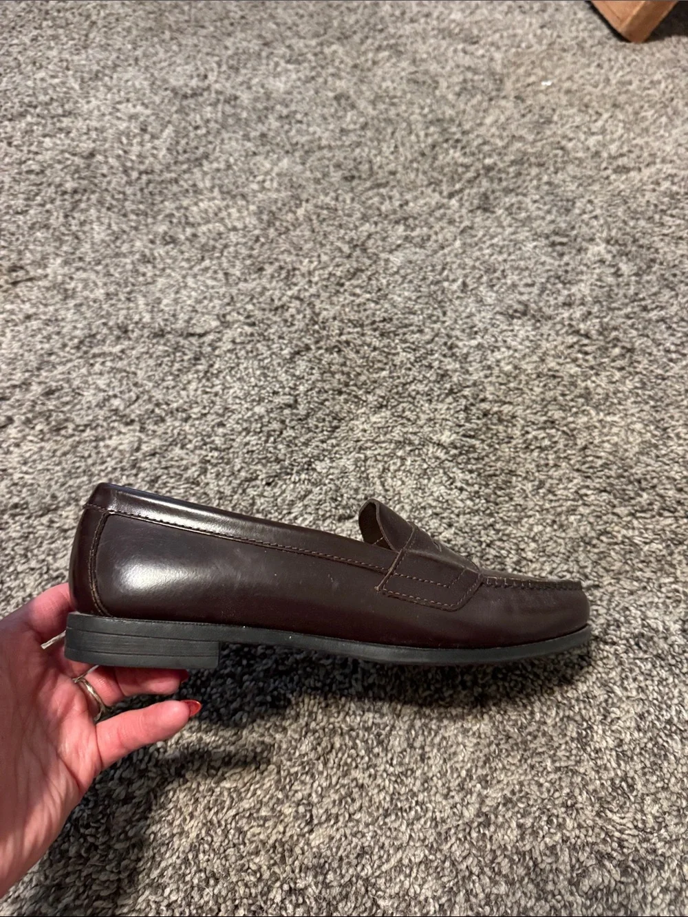 Eastland Women’s Burgundy Leather Penny Loafers